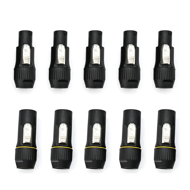 Outdoor Power Socket With Lock - 10pcs Waterproof Powercon True Power Connector