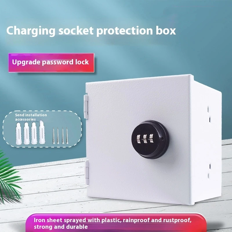 Outdoor Power Socket With Lock - Outdoor Electric Waterproof Box 86 Socket