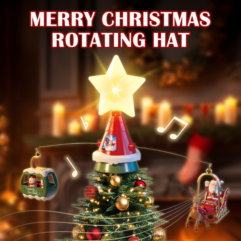 Christmas Tree Top Rotating Ca - Outdoor Power For Christmas Lights recension och pris
