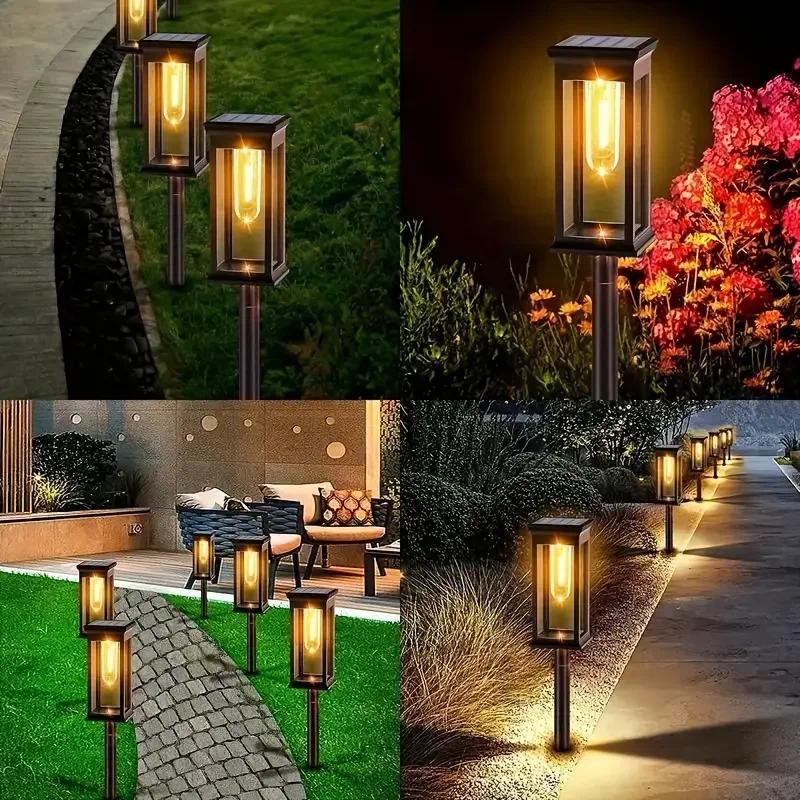 4Psc Solar Pathway Lights Sola - Outdoor Power For Christmas Lights recension och pris
