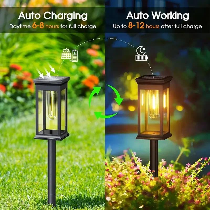 4Psc Solar Pathway Lights Sola - Outdoor Power For Christmas Lights recension och pris