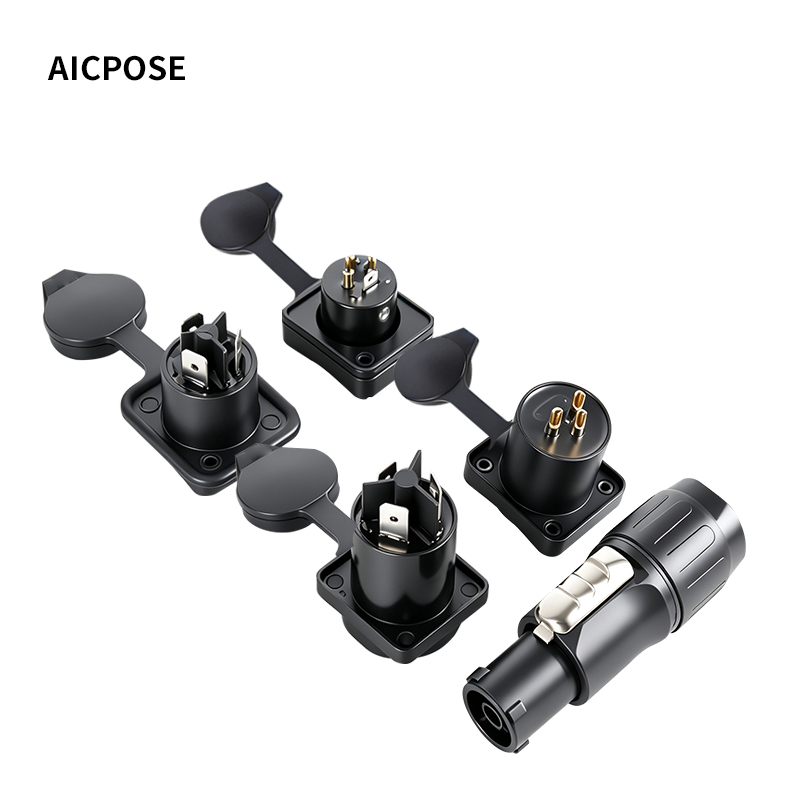 10pcs Waterproof Powercon True - Outdoor Power Socket With Lock recension och pris