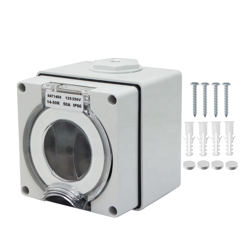 50 Amp Generator RV Power Inle - Outdoor Power Outlet Waterproof recension och pris