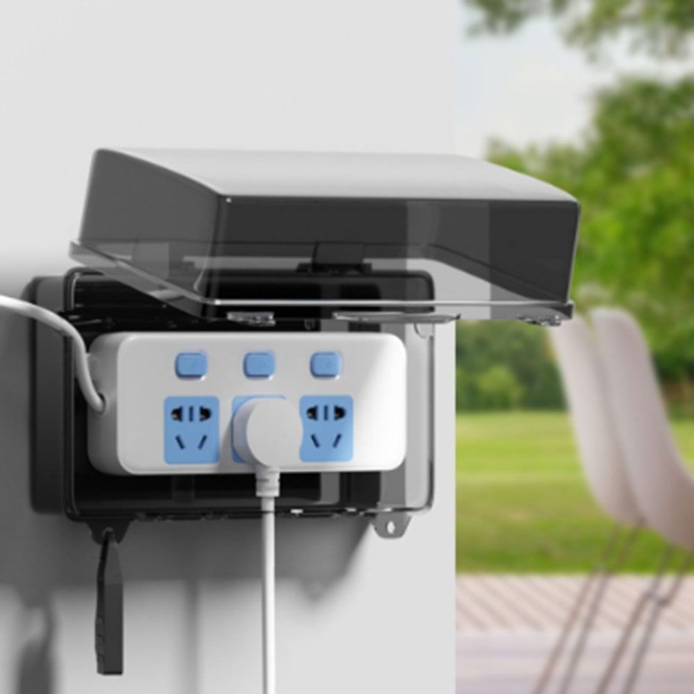 Durable Plastic Plug Box Water - Outdoor Power Outlet Waterproof recension och pris