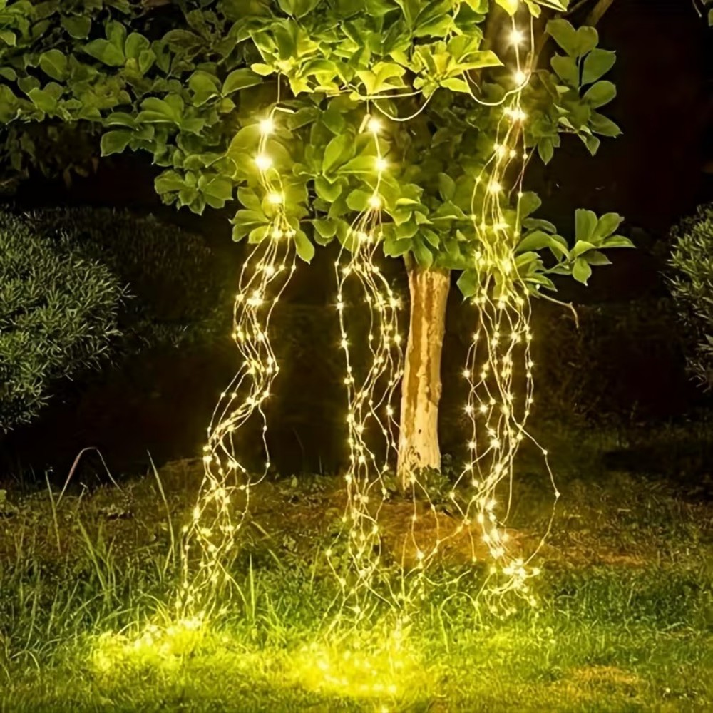 3M600LED Solar Powered Willow  - Outdoor Power For Christmas Lights recension och pris