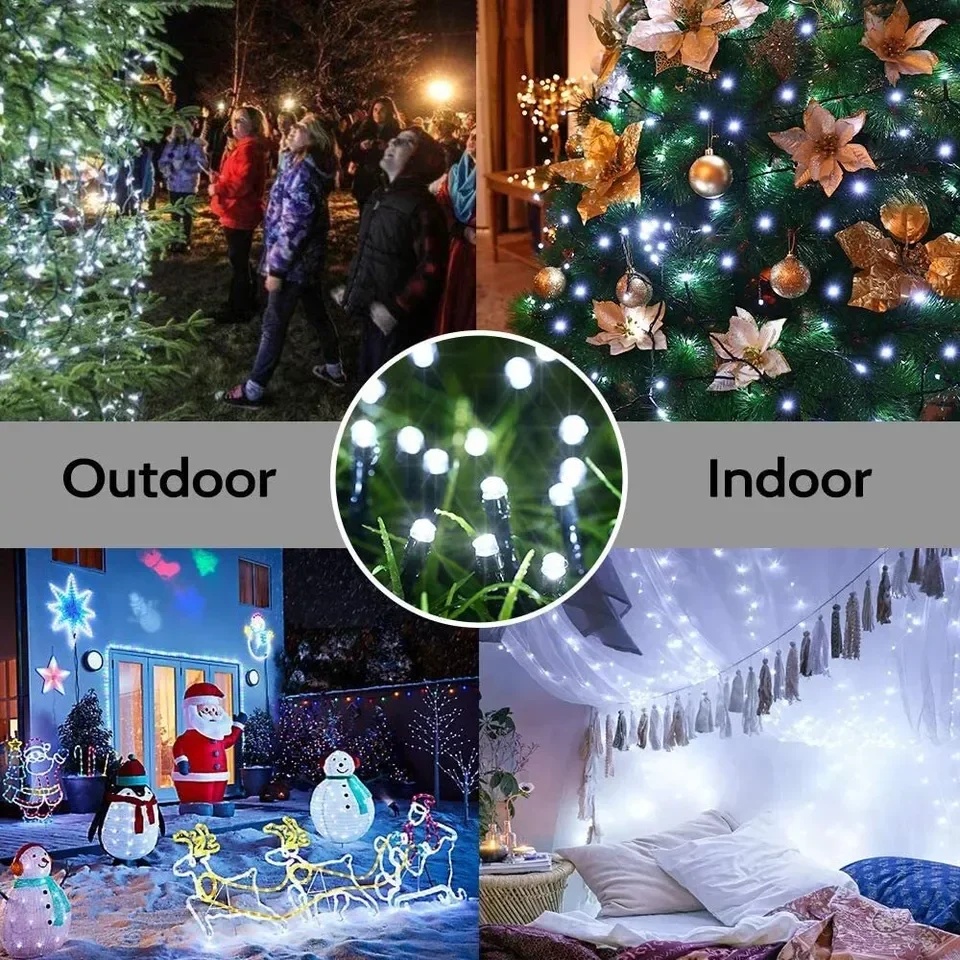 LED Solar Powered Outdoor Fair - Outdoor Power For Christmas Lights recension och pris