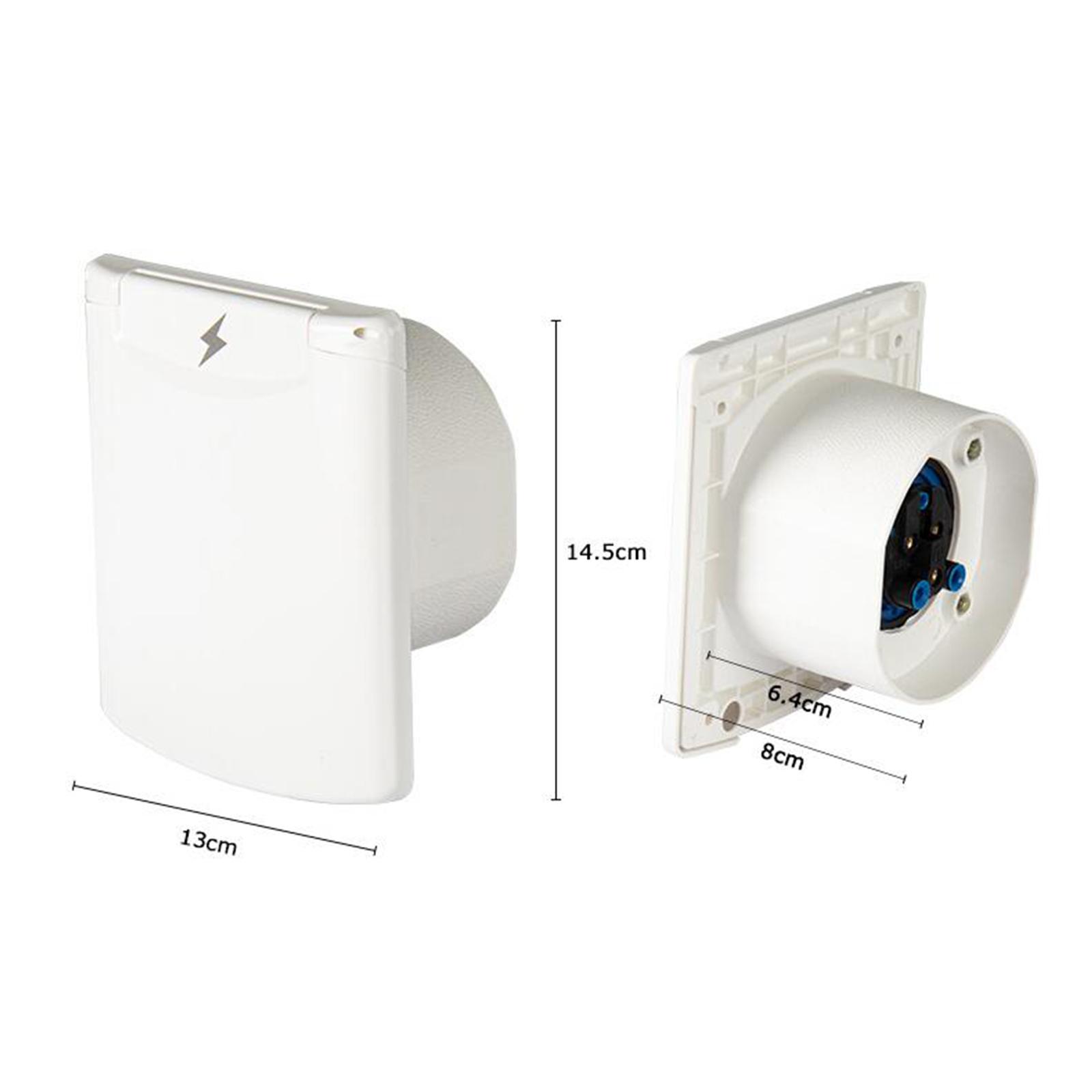RV Power Plug Socket Lock IP44 - Outdoor Power Socket With Lock recension och pris
