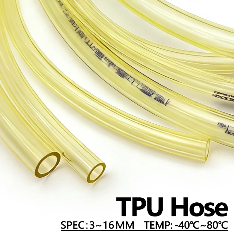 50cm/1/2/3M Yellow TPU Fuel Ga - Outdoor Power Line recension och pris