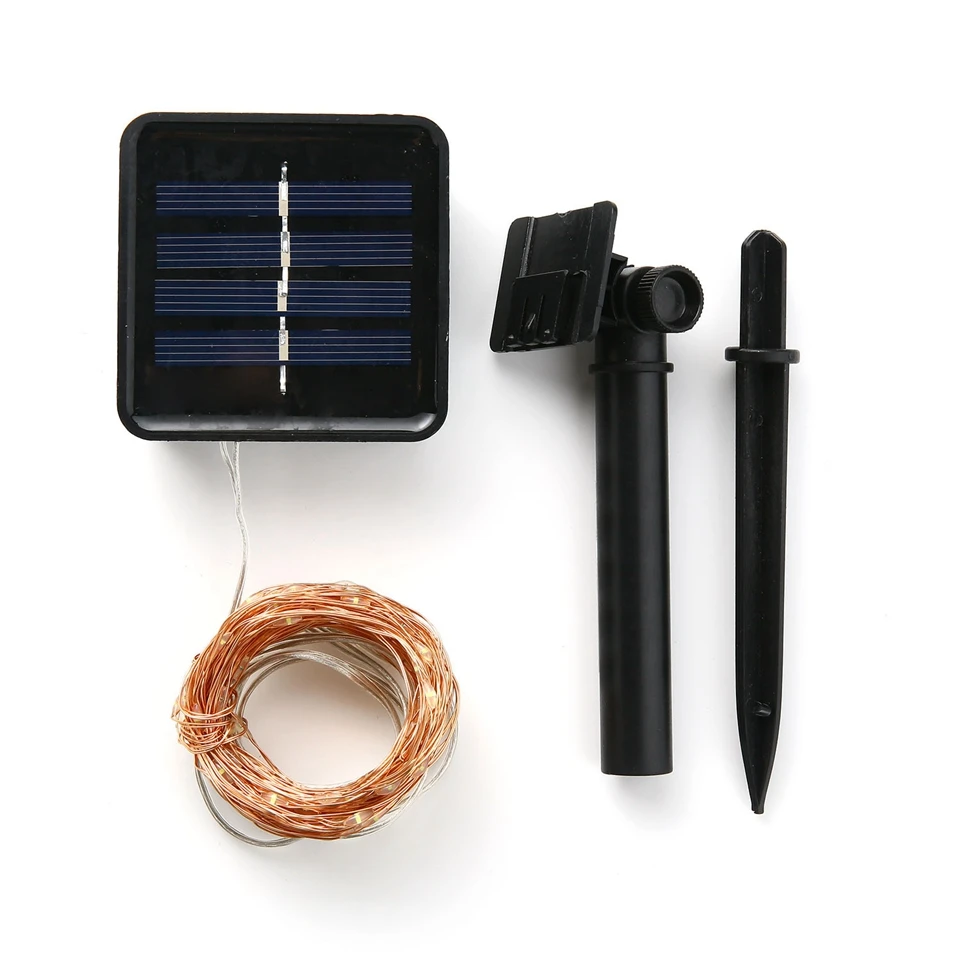 Solar String Fairy Lights 12m  - Outdoor Power For Christmas Lights recension och pris