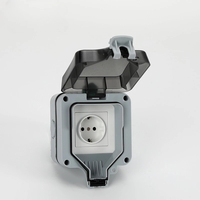 EU KR Outdoor Wall Waterproof  - Outdoor Power Outlet Waterproof recension och pris