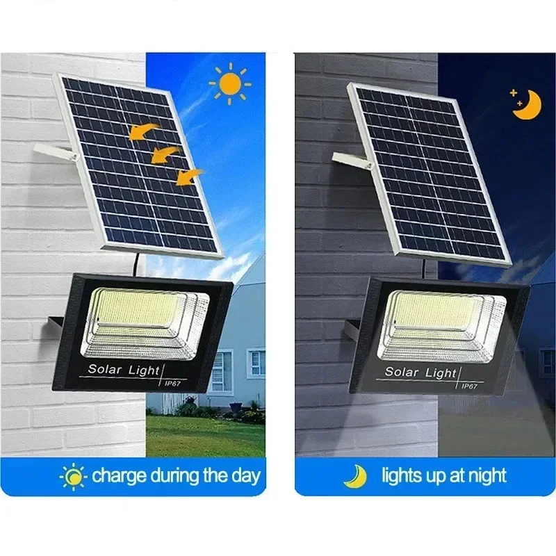30W/60W/100W200W Solar Flood L - Outdoor Power Line recension och pris