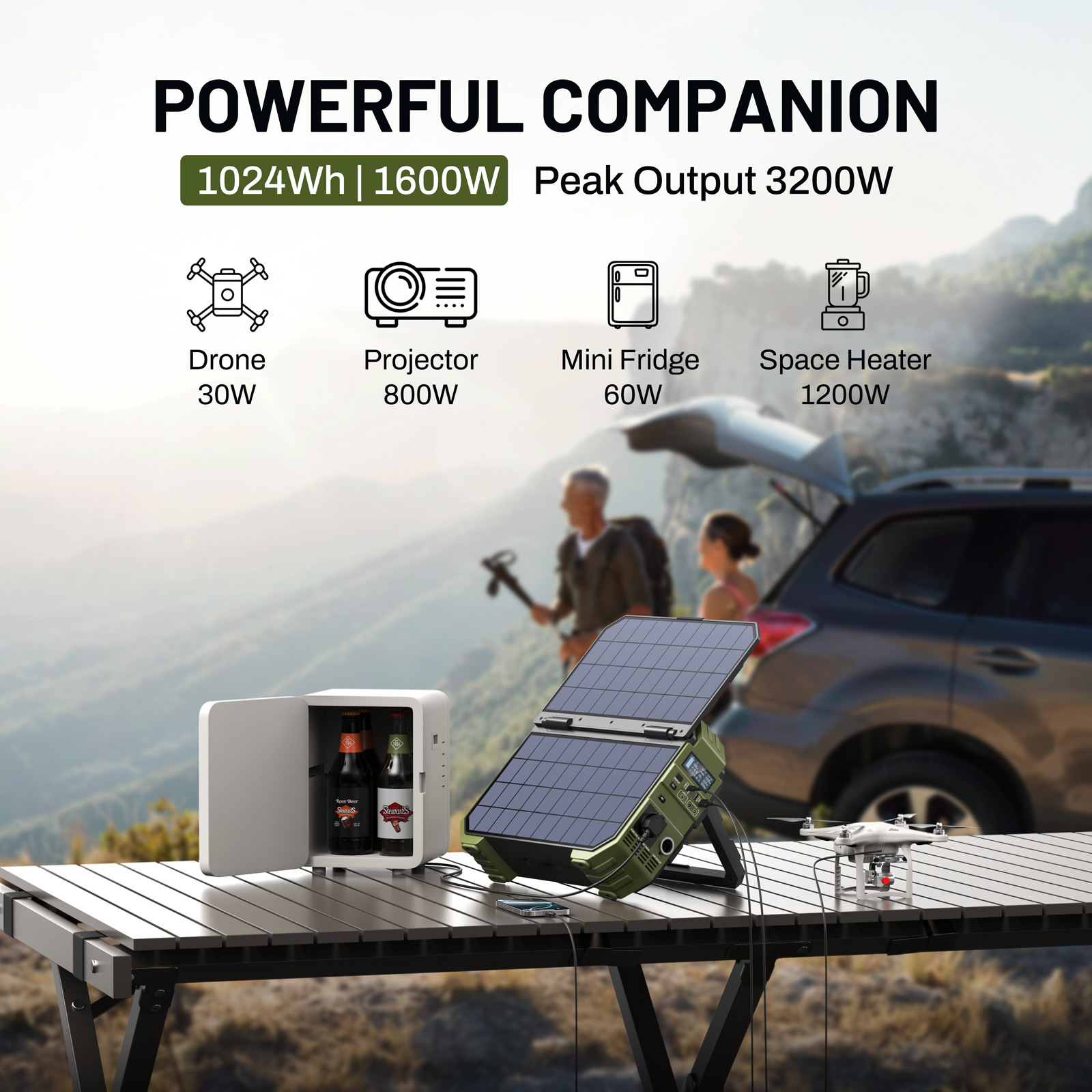 Portable Power Station With So - Outdoor Power Generator recension och pris