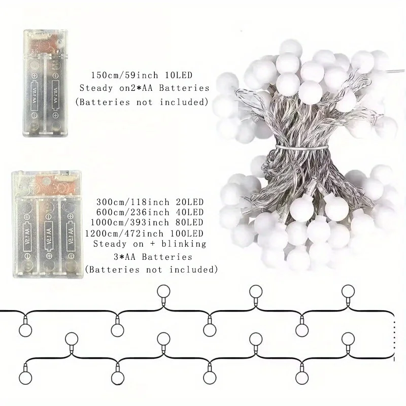 USB/Battery Power String Light - Outdoor Power For Christmas Lights recension och pris