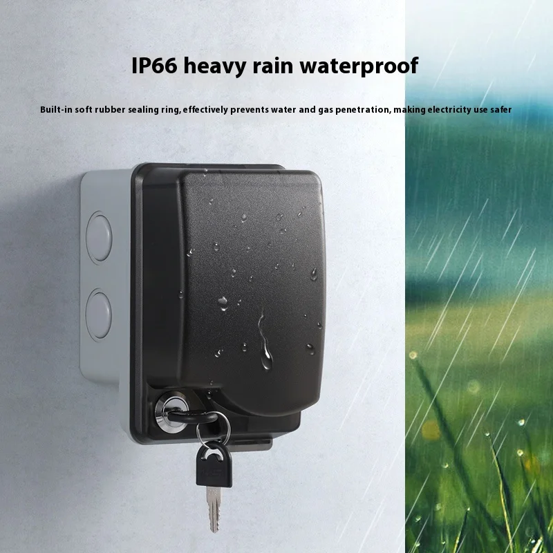 Outdoor Waterproof Socket Open - Outdoor Power Socket With Lock recension och pris