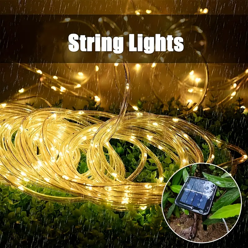 Solar Powered LED Tubes for Ou - Outdoor Power For Christmas Lights recension och pris