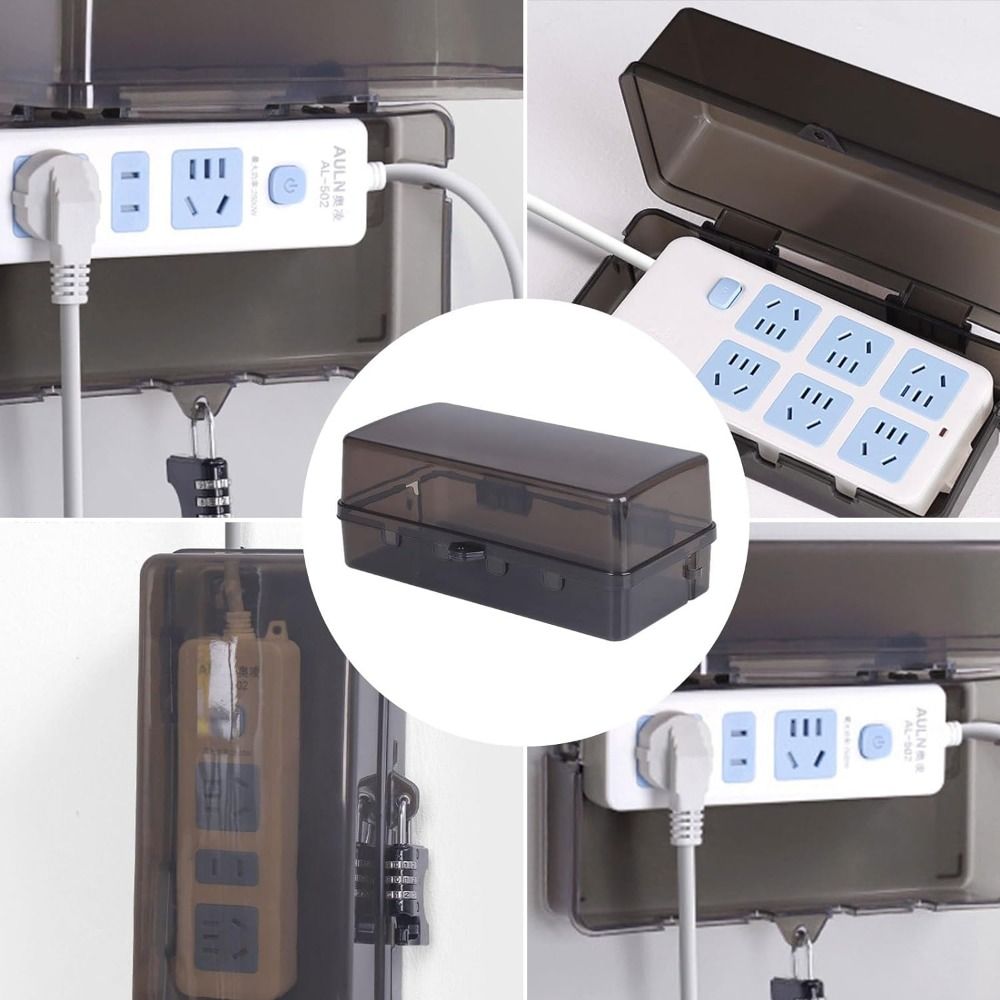 Portable Plastic Plug Box Anti - Outdoor Power Outlet Waterproof recension och pris
