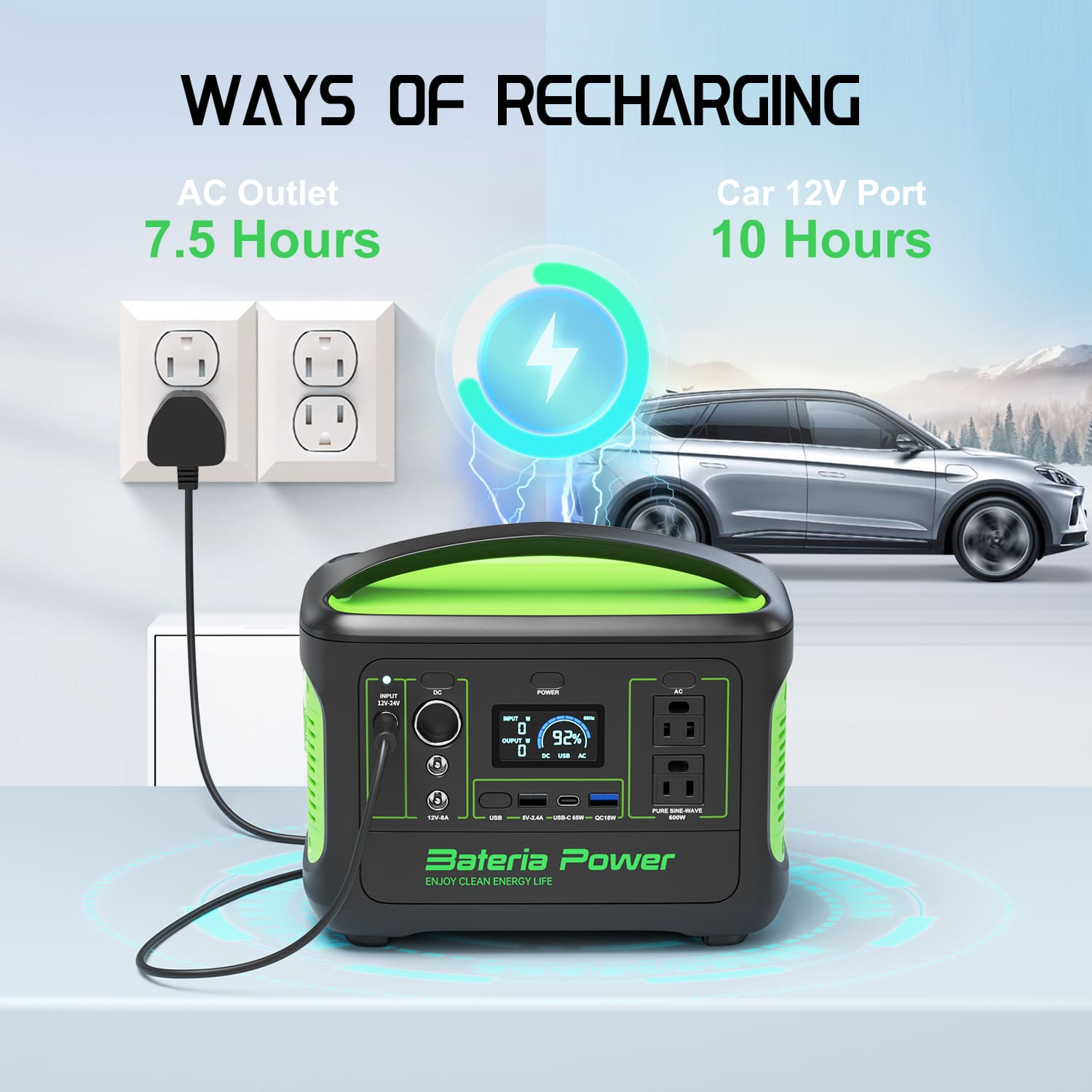 Outdoor 600W Solar Generator W - Outdoor Power Generator recension och pris