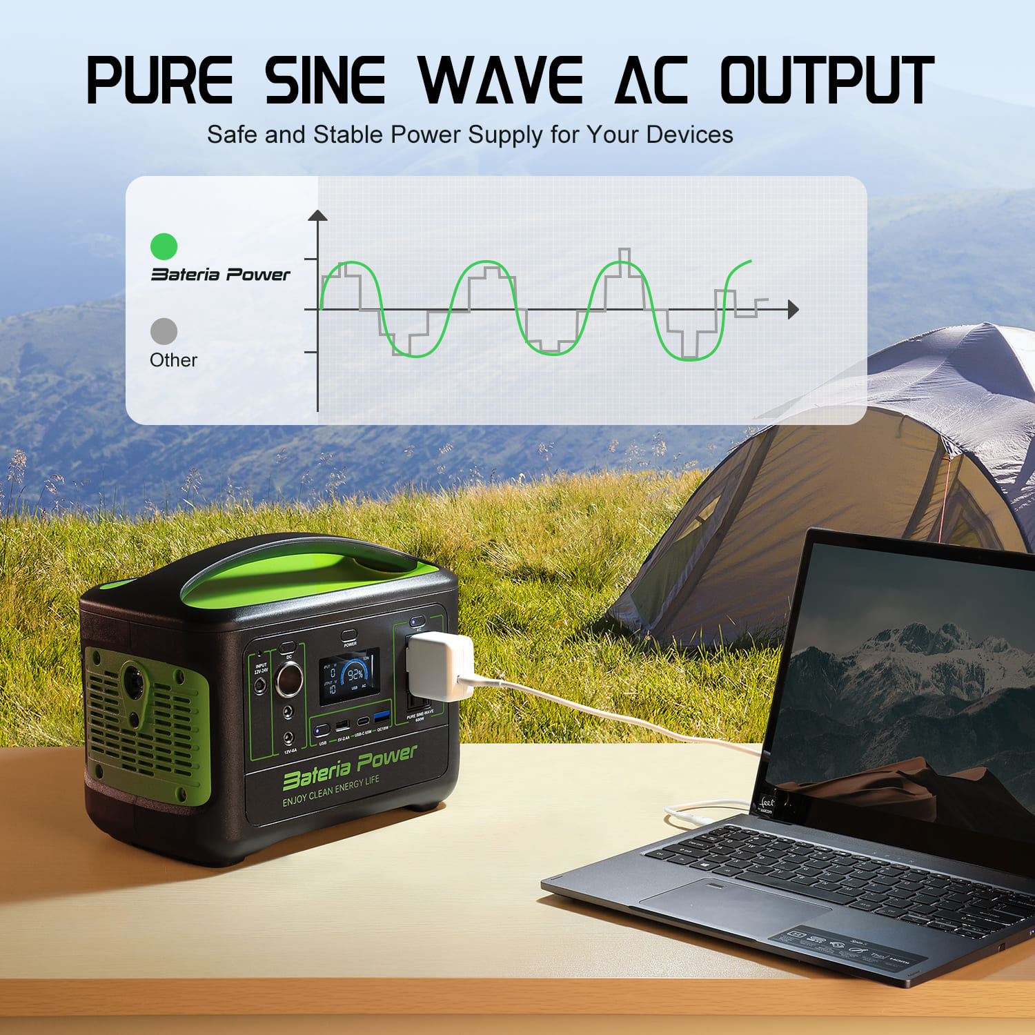 Outdoor 600W Solar Generator W - Outdoor Power Generator recension och pris