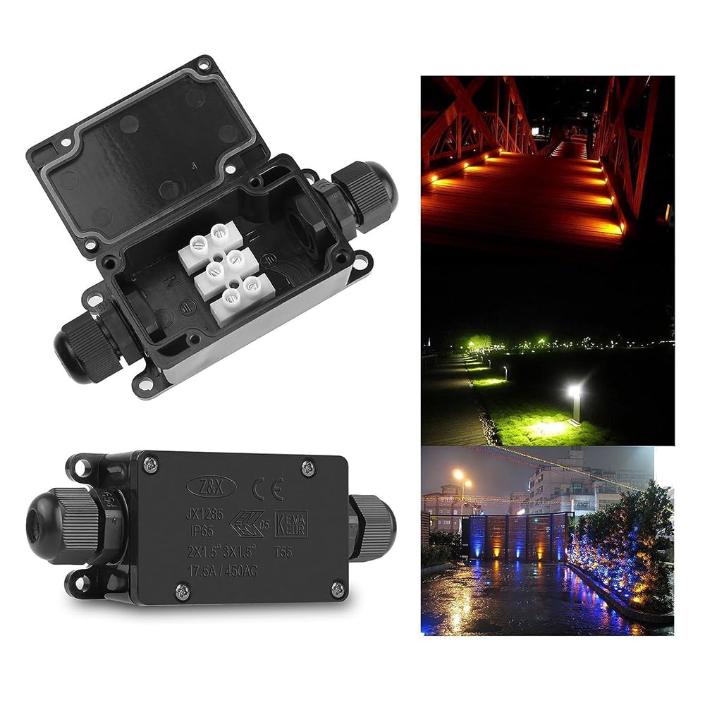 3pcs 2Way IP65 Waterproof Outd - Outdoor Power Line recension och pris