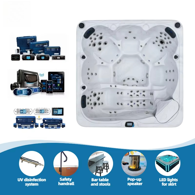 Freestanding Acrylic 6-Person  - Outdoor Power For Hot Tub recension och pris
