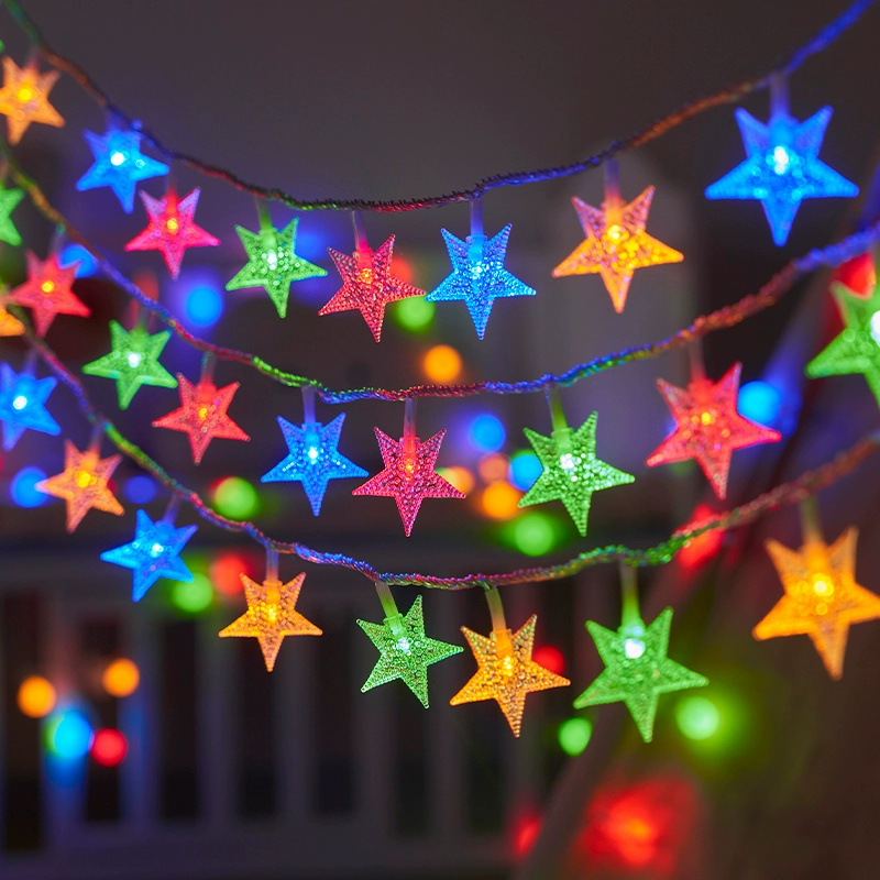 Battery Power Festoon Star Fai - Outdoor Power For Christmas Lights recension och pris