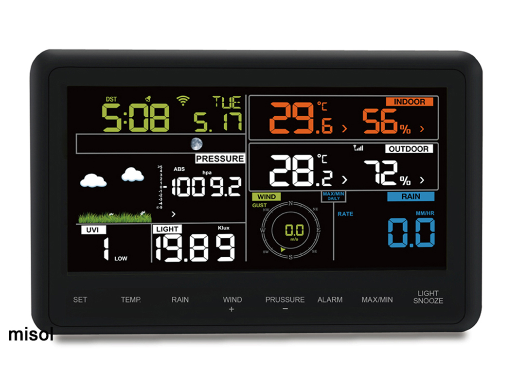 MISOL WiFi Weather Station wit - Outdoor Power Meter recension och pris