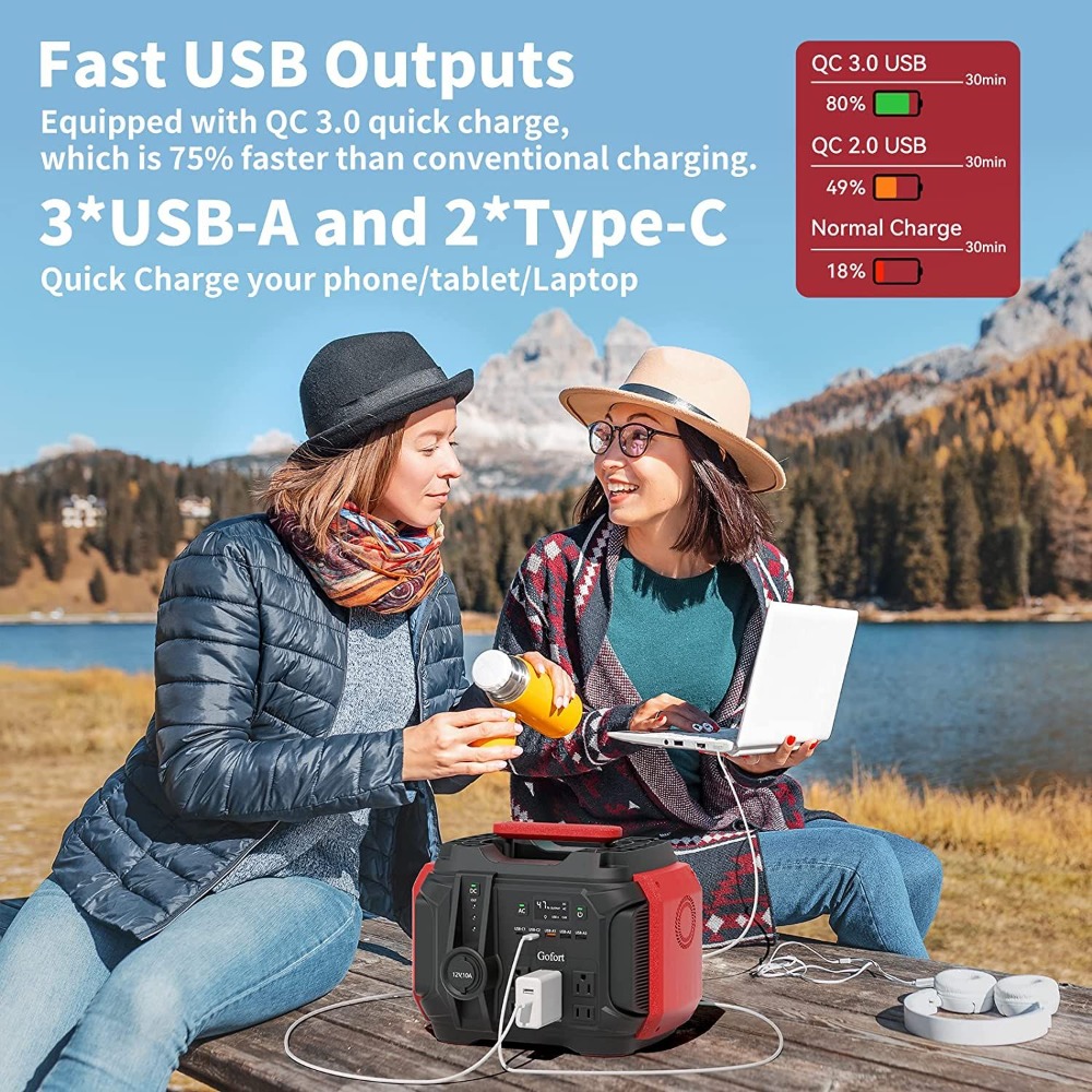 Portable Power Station 540Wh/5 - Outdoor Power Generator recension och pris
